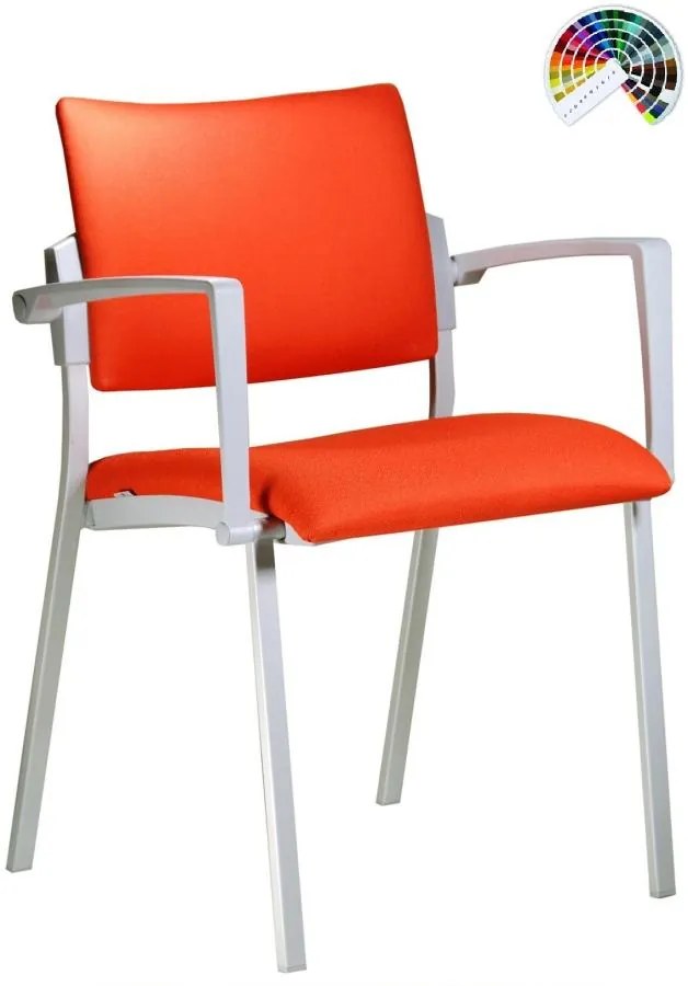 Konferenčná rokovacia stolička SQUARE VIP čalúnenie ERA