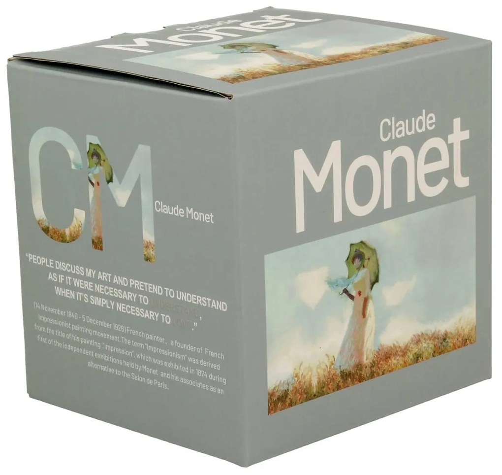 Porcelánový hrnček Monet Woman with Parasol 360 ml