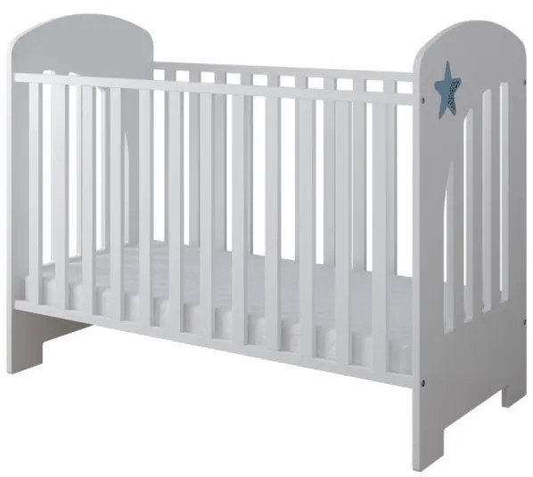 Detská postieľka STAR 120x60, bez zásuvky- VIAC FARIEB