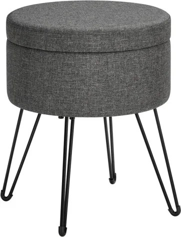 Taburetka s vekom LOM002G02 sivá