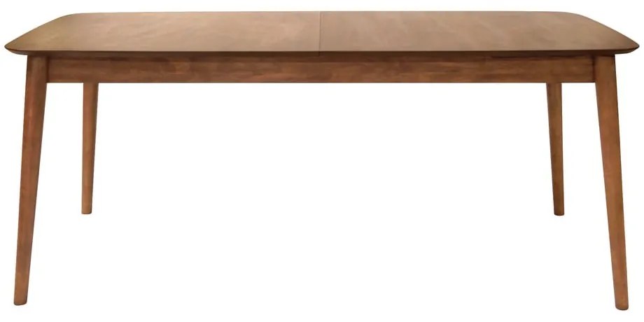 Rozkladací jedálenský stôl s prídavnou doskou v dekore orecha 90x180 cm Montreux – Actona