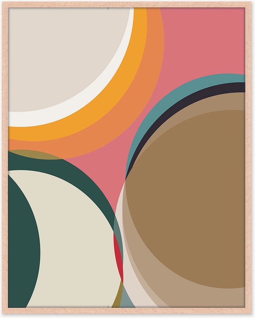 Nástenná dekorácia v ráme Geometric Art