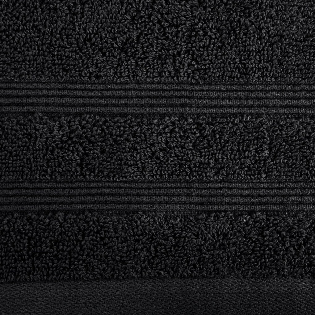 BAVLNENÝ UTERÁK ALINE 70X140 CM ČIERNA