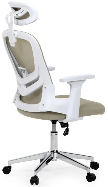 Autronic BONTEC Kancelárska stolička, hojdací mechanizmus, béžová sieťovina, KA-K2031 BGE Farba: Béžová