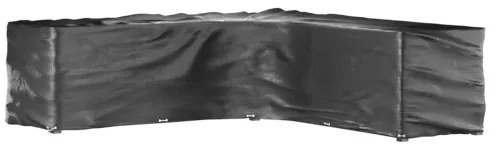 vidaXL Kryty na záhradný nábytok v tvare L 2ks 20 očiek 300x300x90 cm-
