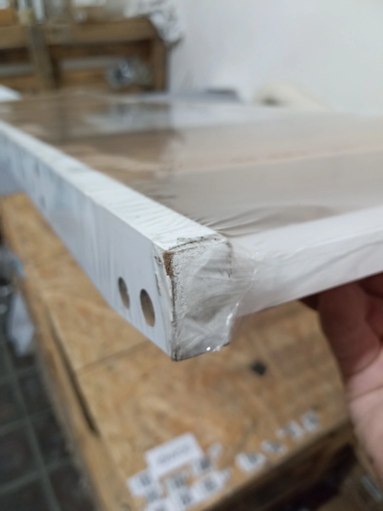 AKCIA Biely bambusový regál WHITE BAMBOO II. akosť