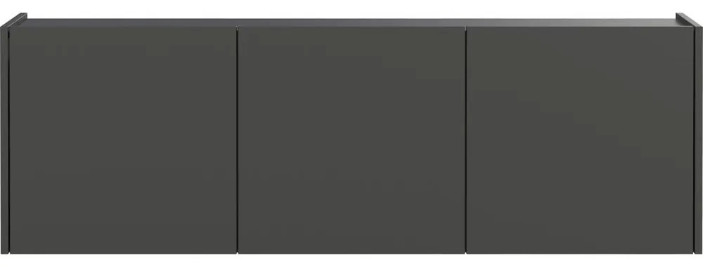 Antracitový TV stolík 138x45 cm Piana – Germania