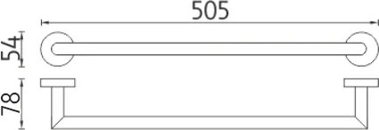Nimco Držiak na uteráky, 51 cm UNIX - UN 13046A-26
