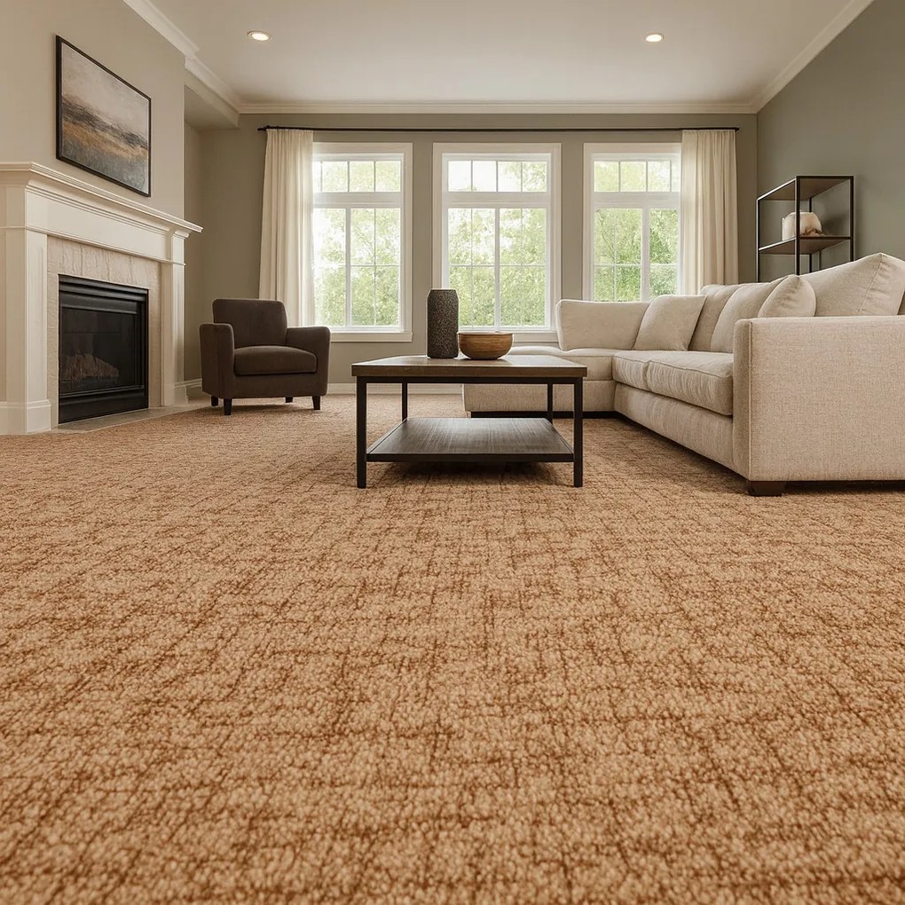 ITC, Metrážny koberec Dobro 65 tmavo béžový, na mieru, šíře 3m,4m, béžová, filc, chodba / predsieň