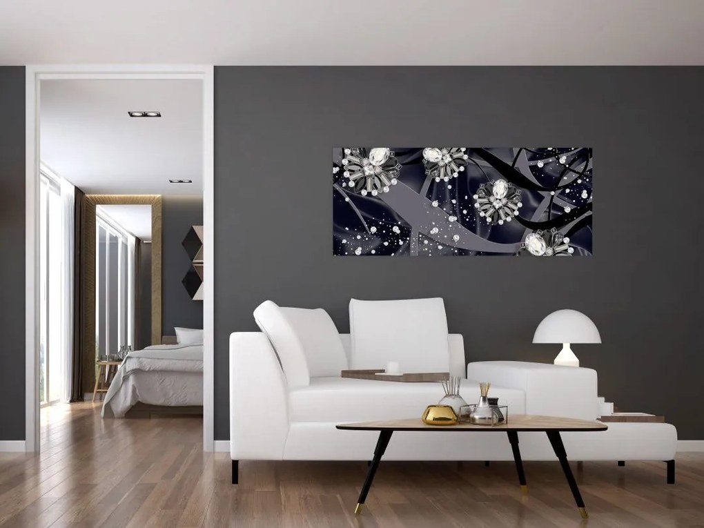 Obraz - Diamanty v priestore (120x50 cm)