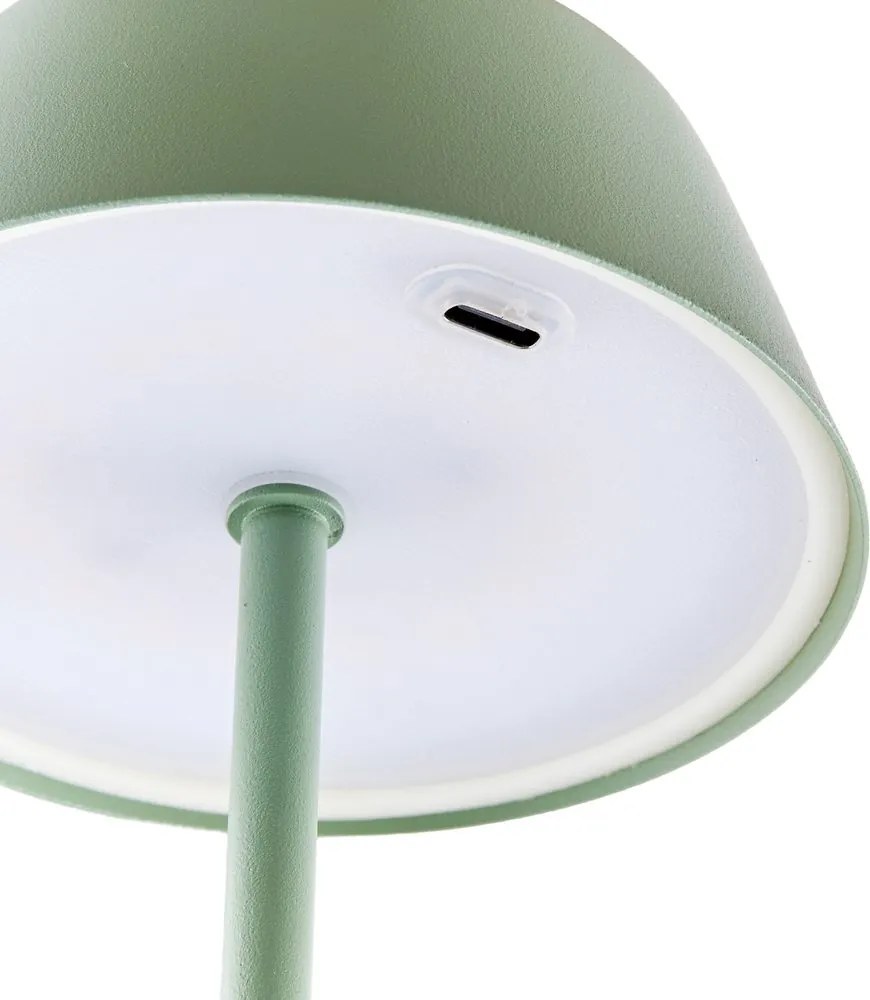 LIGHT UP LED Stolová lampa - šalviová
