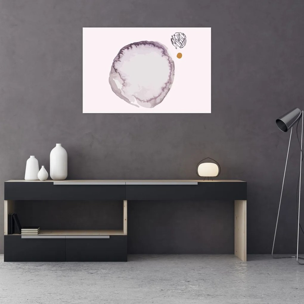 Obraz - Fialový minimalizmus N⁰4 (90x60 cm)