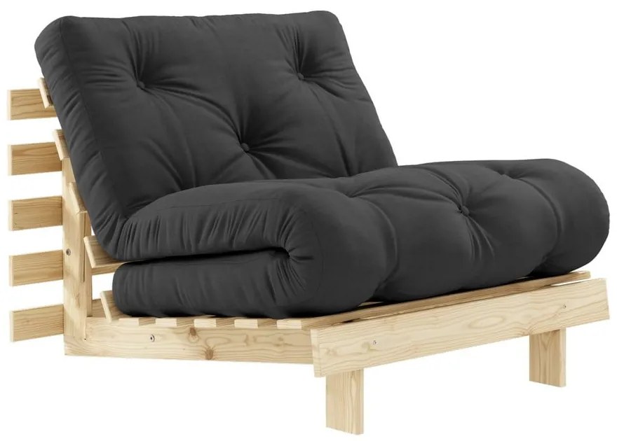 Variabilné kreslo Karup Design Roots Raw/Dark Grey