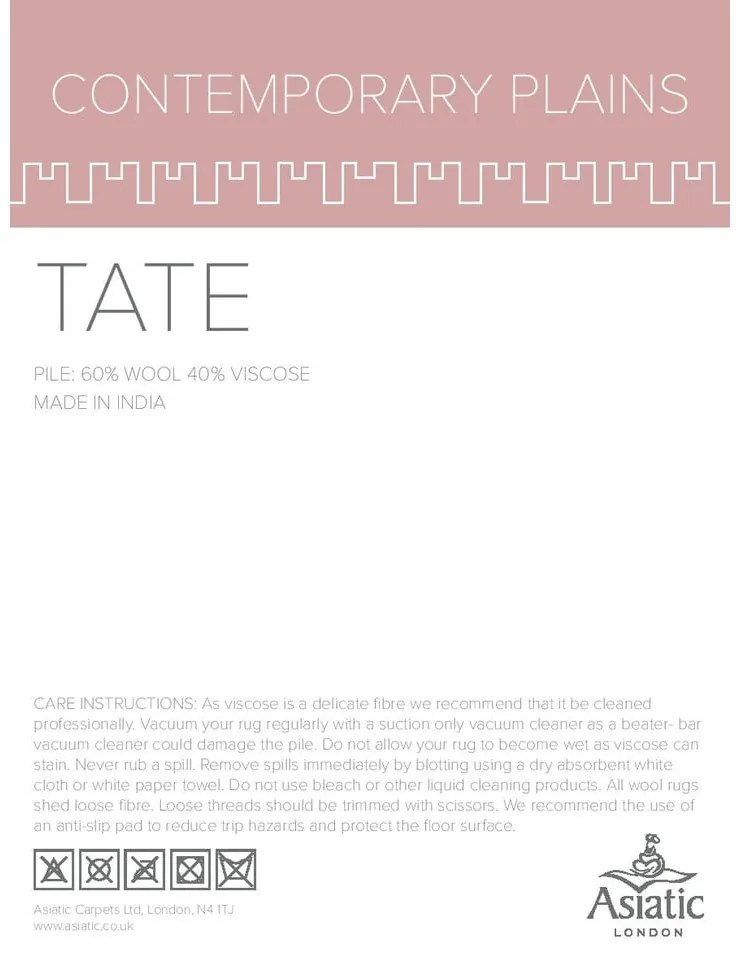 Svetlokrémový koberec Asiatic Carpets Tate Tonal Textures, 200 x 290 cm