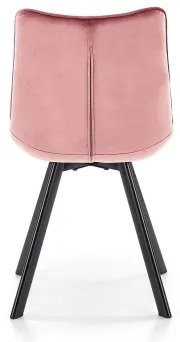 Jedálenská stolička COMORO, 1 ks, ružová