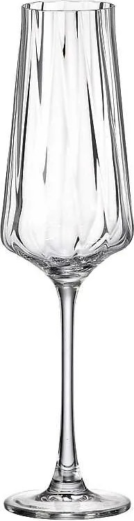 VÝPREDAJ Crystal Bohemia Cettia optic poháre na sekt 270 ml