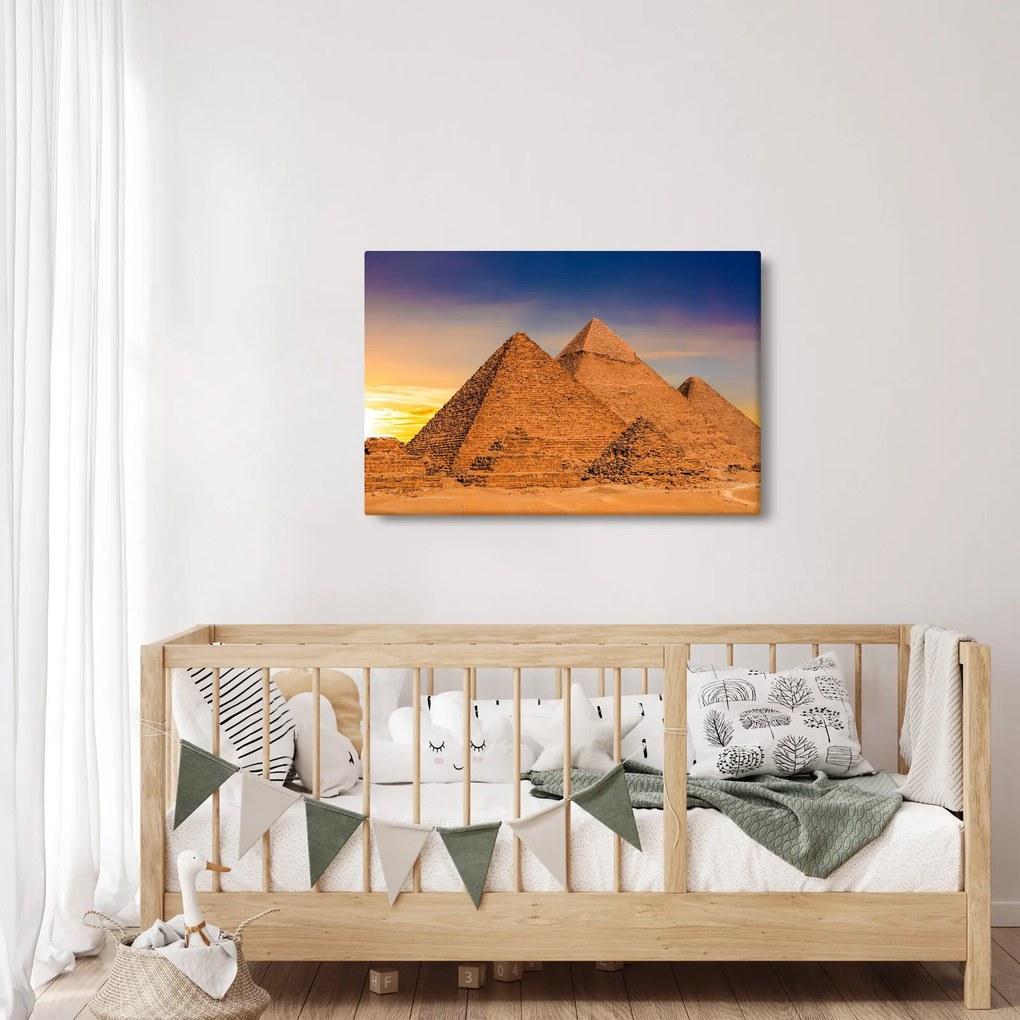 Obraz - Egyptské pyramídy (90x60 cm)
