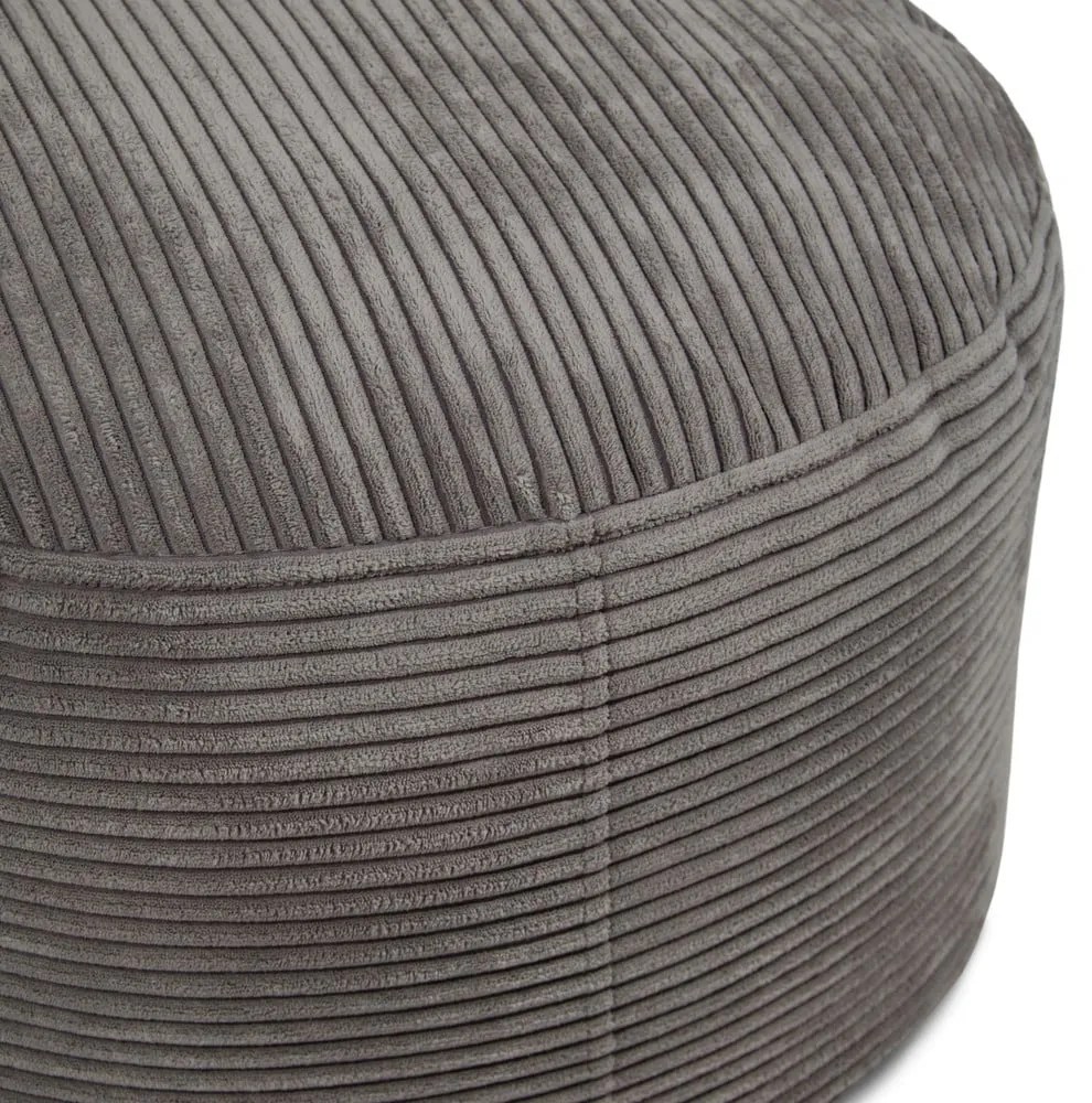 Hnedý menčestrový taburet Om 60 – SLOWDOWN