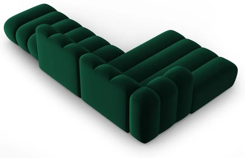 Tmavozelená rohová pohovka (ľavý roh) Lupine – Micadoni Home