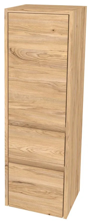 Mereo, Mereo Opto kúpeľňová skrinka vysoká 125 cm, pravé otváranie, Multidecor, Jaseň horský, MER-CN995PJASH