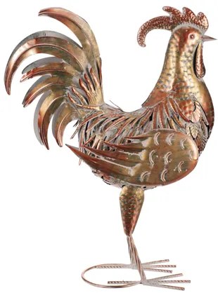 Kohút 53 cm - kovová záhradná dekorácia