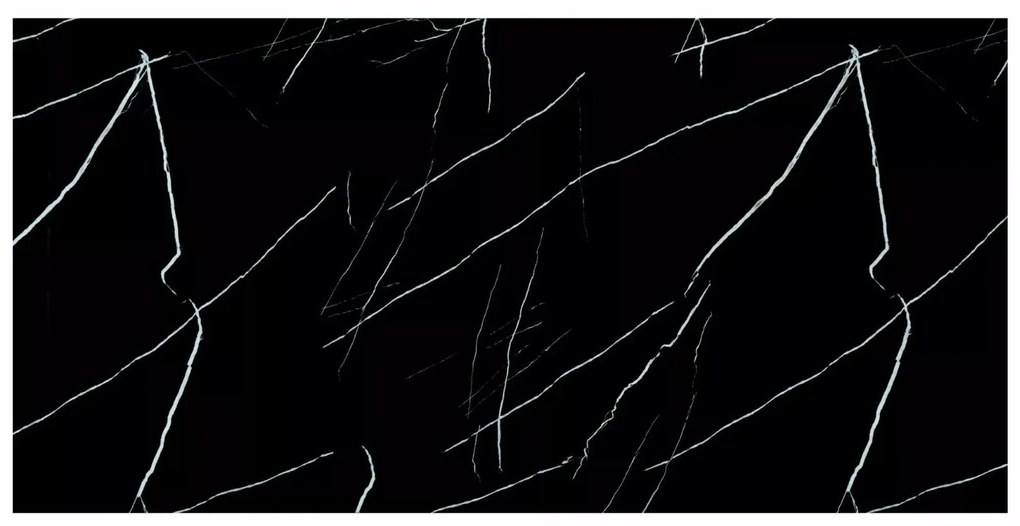 KONZOLA THIA ZLATÁ + ČIERNE SKLO MRAMOR 120 cm