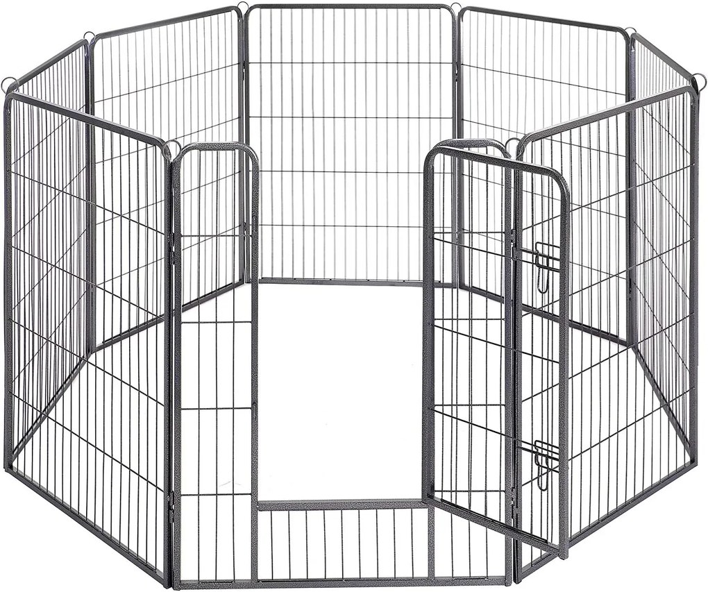 Ohrádka pro zvířata Lumea 210 cm černá