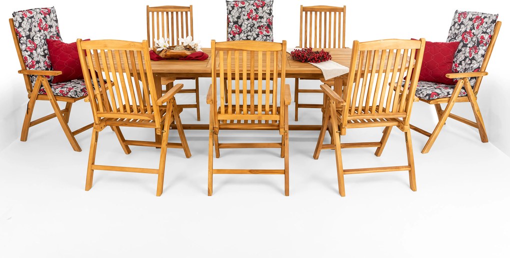 Doppler TAMAN DORSET FSC®, rozkladací stôl 240/300, 8+1