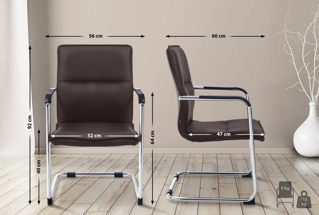 Stolička Seattle - Hnedá