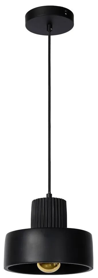 Lucide 20419/20/30 - Luster na lanku OPHELIA 1xE27/40W/230V pr. 20 cm čierna