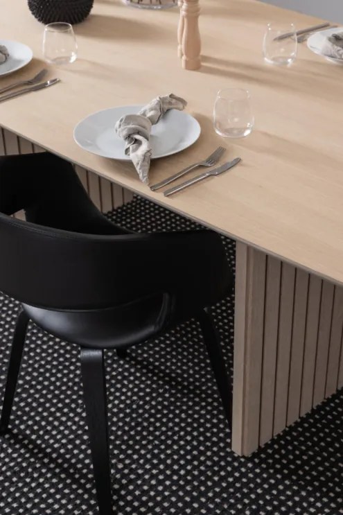 Jedálenský stôl CHRISTO 220 cm bielený dub
