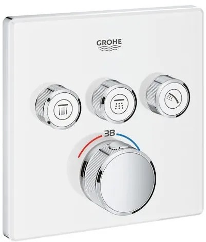 Termostat GROHE Smart Control s termostatickou baterií Moon White, Yang White 29157LS0