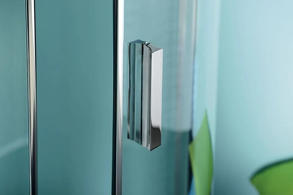 Polysan Polysan, ZOOM LINE štvrťkruhová sprchová zástena 900x900mm, číre sklo, ľavá, ZL2615L