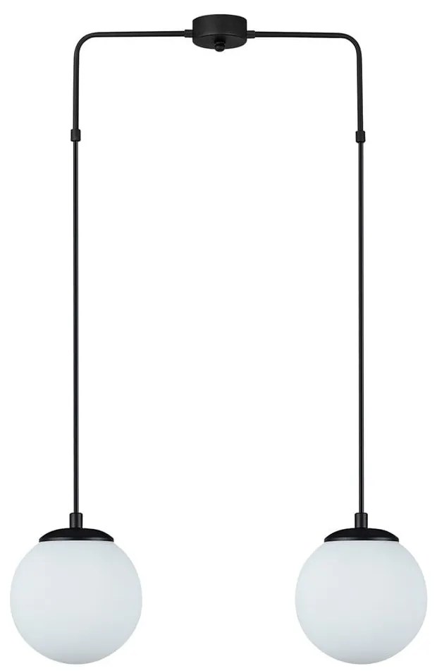 Čierne závesné svietidlo Squid Lighting Efe, výška 100 cm