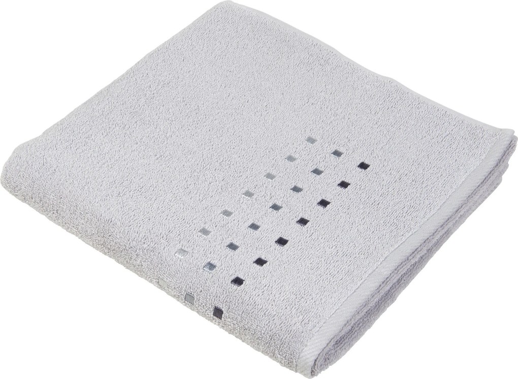 XXXLutz UTERÁK, 70/140 cm, strieborná Esposa - Kúpeľňový textil - 004893003319