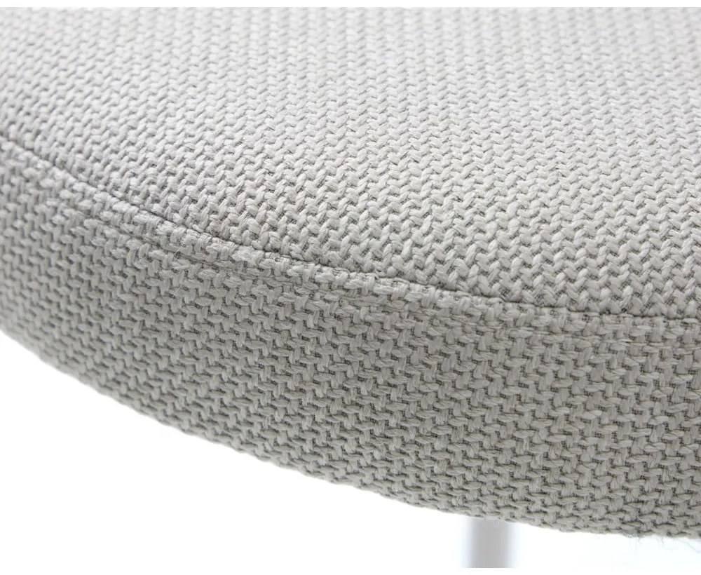Krémová kovová stolička Pelican – Unique Furniture