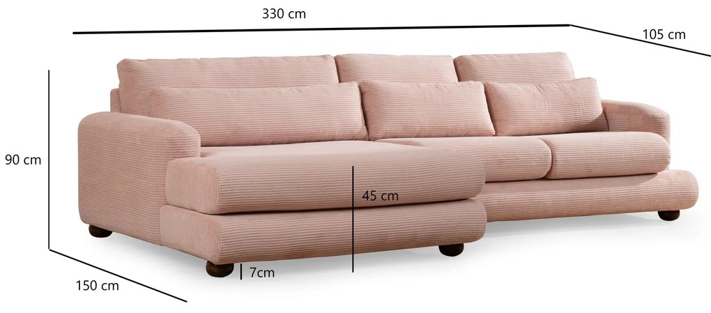 Moderná pohovka Luna pre dokonalý relax
