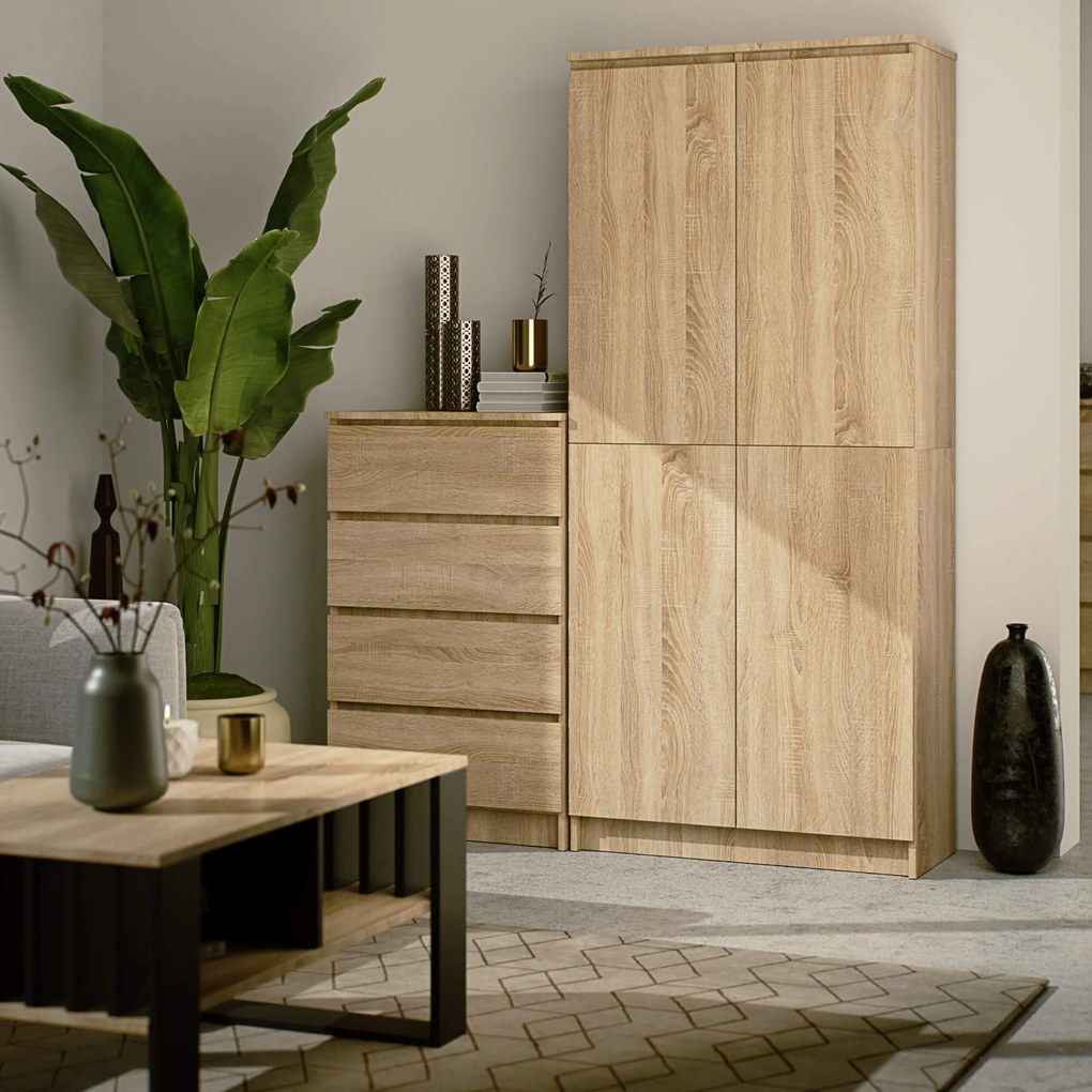 Skriňa Rexa III 80 cm dub sonoma