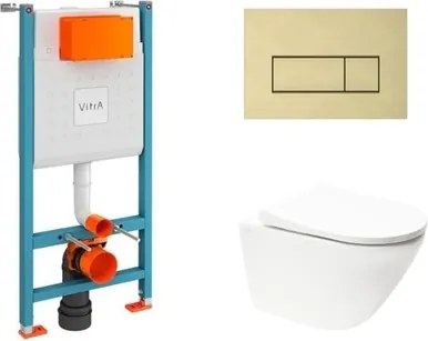 Závesný WC set do ľahkých stien / predstenová Vitra S60 SIKOVSG1