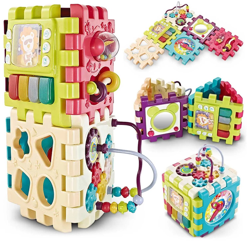 Vzdelávacia hračka kocka s melódiou Ricokids 781700