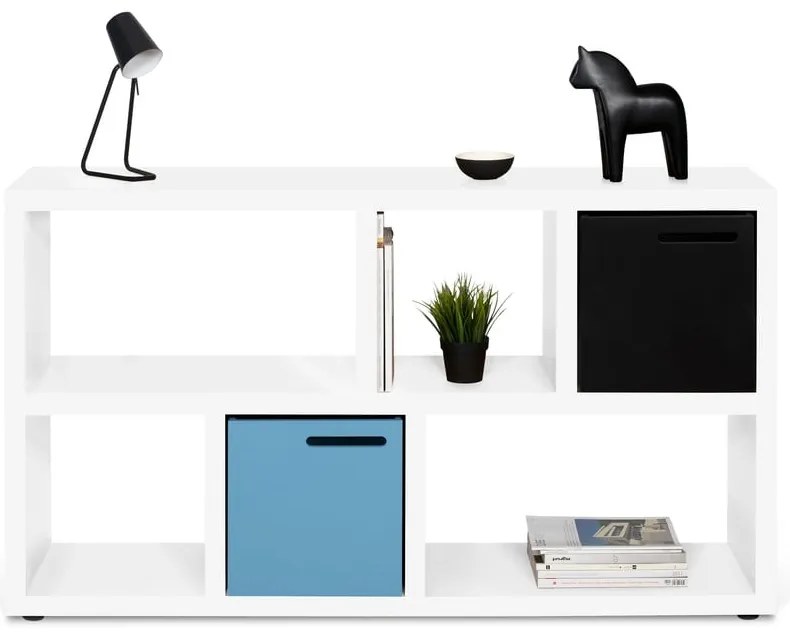 Biela knižnica 150x83 cm Berlin – TemaHome