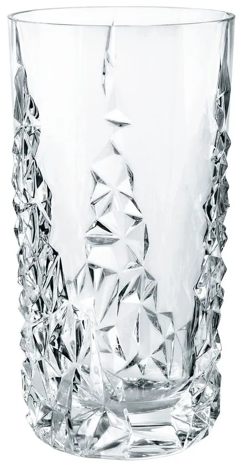 Súprava 4 vysokých pohárov z krištáľového skla Nachtmann Sculpture Longdrink, 420 ml