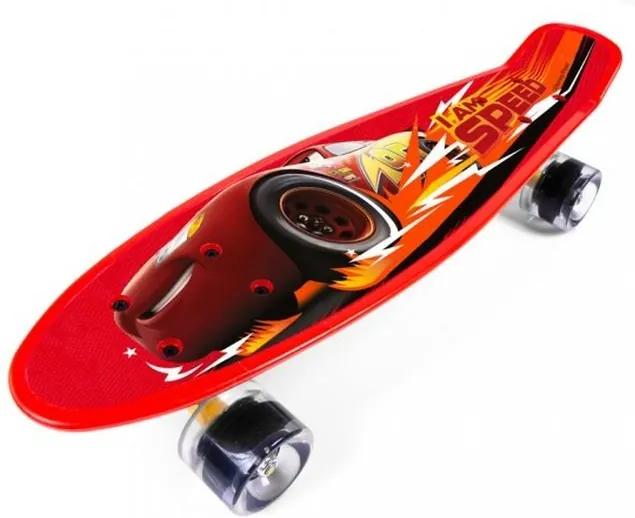 SEVEN Skateboard fishboard Cars PP tvrzený polypropylen, 55x14,5x9,5 cm