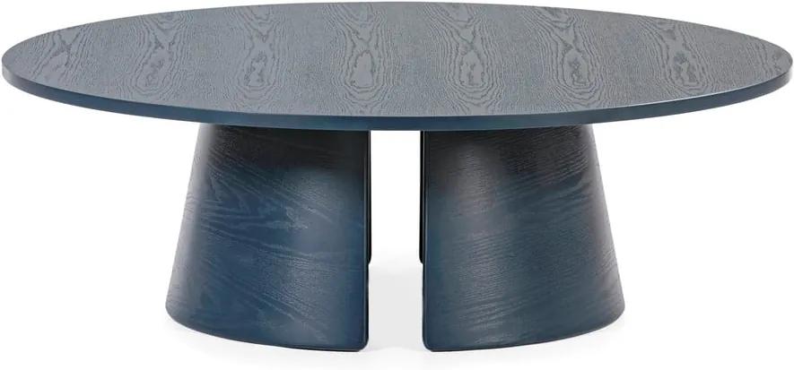 Modrý konferenčný stolík Teulat Cep, ø 110 cm