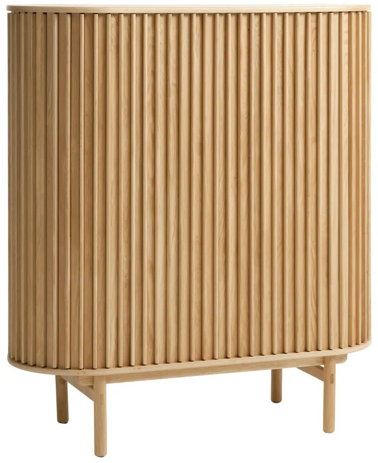 Skrinka v dekore duba v prírodnej farbe 110x125 cm Carno – Unique Furniture