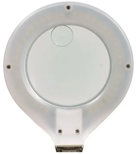 LED Stolná lampa s lupou LED/6,5W/230V biela