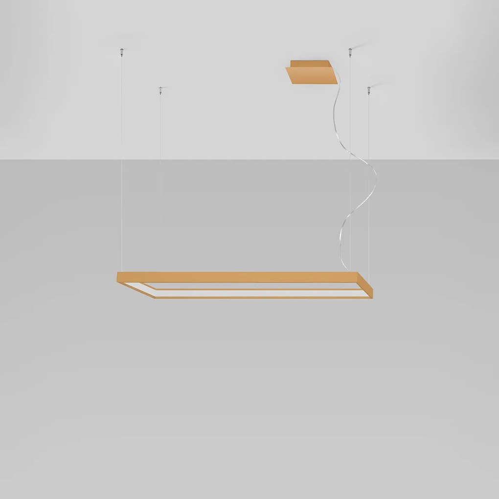 Závesné LED svietidlo Tuula m, 1x LED 50w, 3000k, g