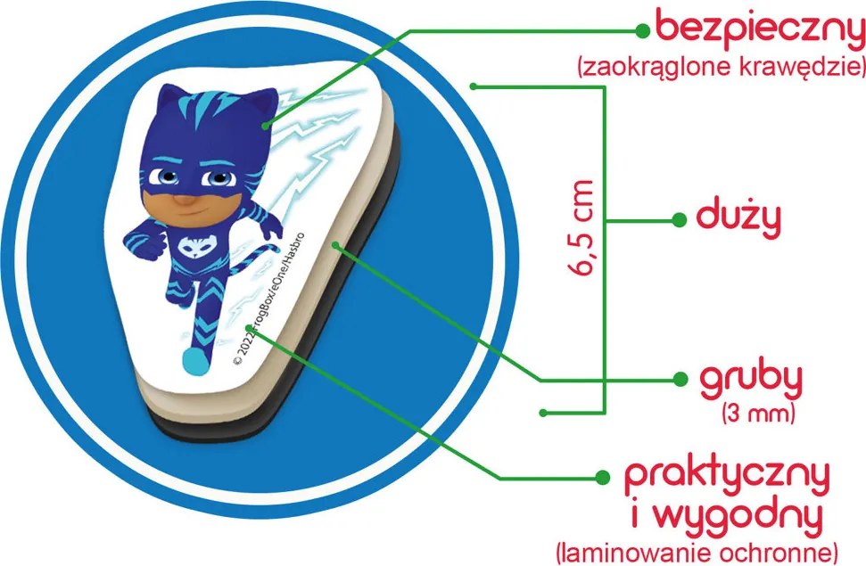 LEAN Toys Pyjamers Pjmasks sada magnetov ME 5031-32
