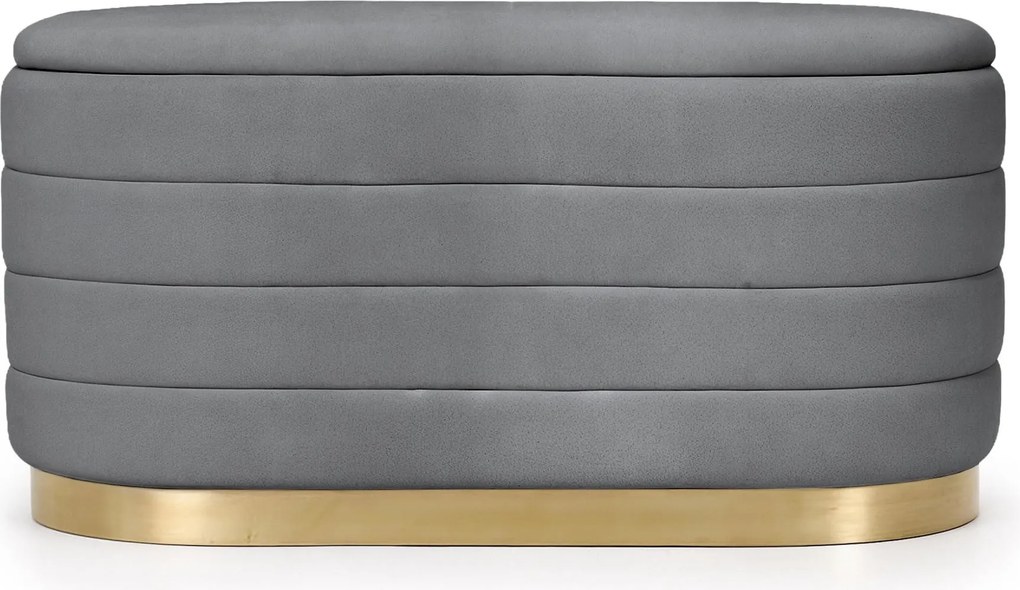 Taburet Bella grafitový