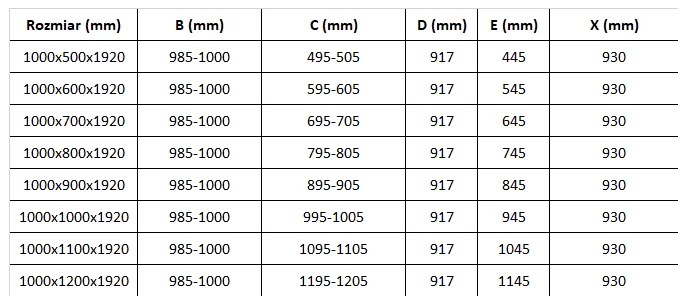 Mexen Pretoria, sprchovací kút 100 (dvere) x 80 (stena) cm, 6mm číre sklo, zlatý profil, 852-100-080-50-00